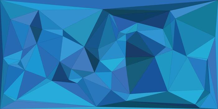 resumen azul geométrico facetado diseño con agudo bordes vector