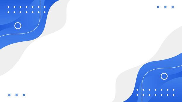 Abstract blue fluid wave background with geometric shapes. Modern dynamic wallpaper. Template banner background for sales, business, ads, events, web, pages, and others vector