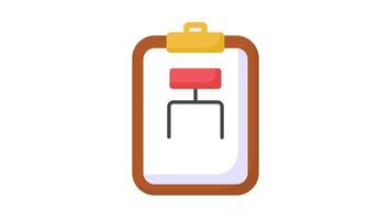 datos fluir gráfico diseño en moderno estilo, algoritmo. video