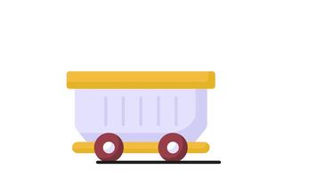 binario codificación dentro un carretilla denotando concepto icono de datos minería.. video