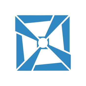 Abstract Geometric Square Design Element. vector