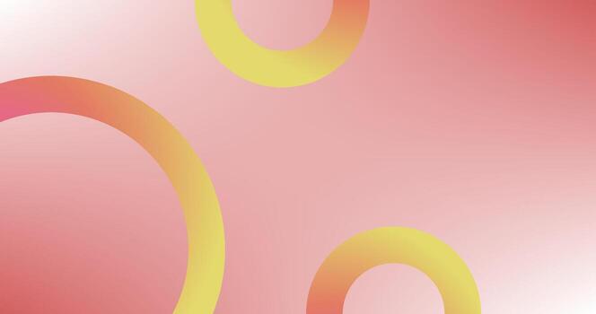 Abstract Background with Red Yellow Rings in Different shades and thickness Gradient pattern vector