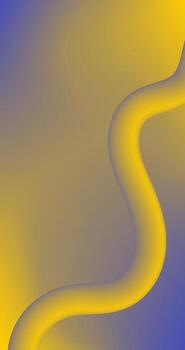 amarillo azul degradado resumen antecedentes con fluido curva línea y Copiar espacio para insertar elementos vector