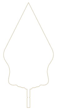 'fucile modo silhouette Linea artistica, un' 'scontro' è un' triangolare o conico figura quello appare a il inizio e fine di un' Wayang prestazione, giavanese ombra fantoccio. giavanese cultura icona simbolo png