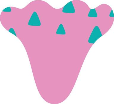 Childish Abstract Shape With Patterns vector