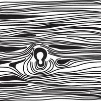 Wood Texture Lined Doodle Illustration vector