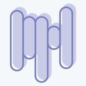 Icon Filament. related to Printing symbol. two tone style. design editable vector