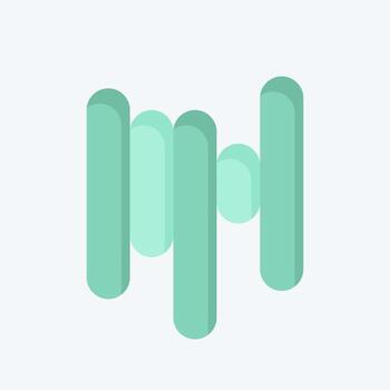 Icon Filament. related to Printing symbol. flat style. design editable vector