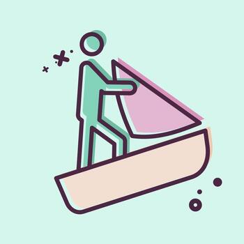 icono base de datos. relacionado a aventuras símbolo. mbe estilo. diseño editable vector