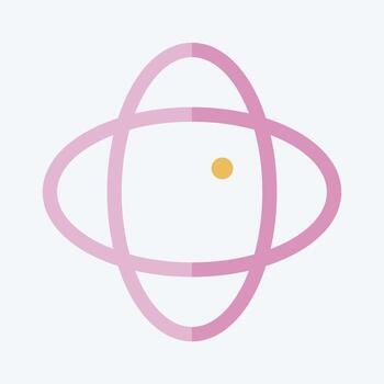 Icon 360 Degree. related to Printing symbol. flat style. design editable vector