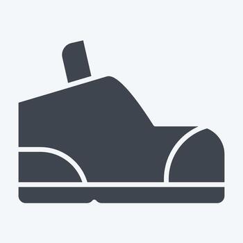 Icon Boot. related to Adventure symbol. glyph style. design editable vector