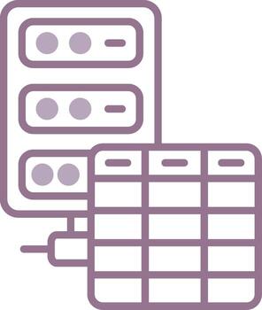 Database Fresh Visual Module vector
