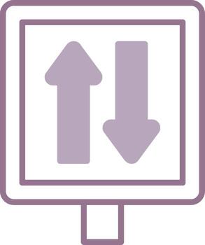 Two Way Clear Badge Object vector