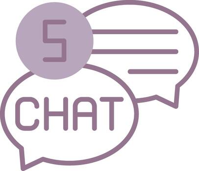 Chat Gradient Digital Unit vector