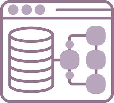 Data Modeling Detailed Shape Symbol vector