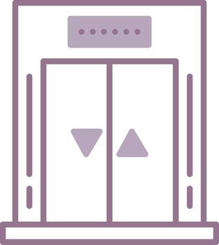 Elevator Digital Frame Token vector
