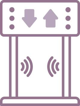 Security Gate Elegant UX Element vector