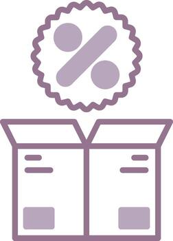 Delivery Box Vivid Frame Object vector