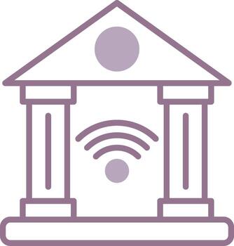 Banking Core Frame Pattern vector