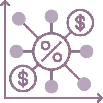 Compound Interest Sleek Visual Module vector