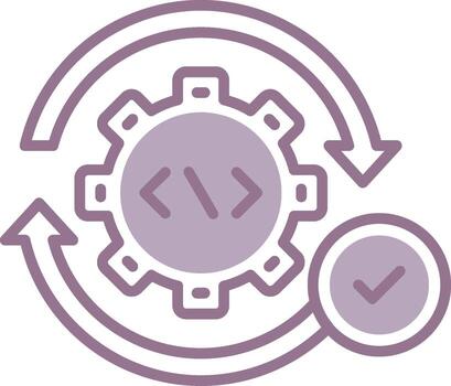 Continuous Artistic Block vector