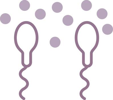 esperma icónico web modelo vector