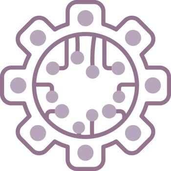 Settings Shadowed Web Token vector