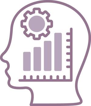 Analytics Bold Stroke Element vector