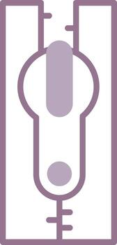 Zipper Stylish App Object vector