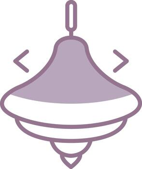 Spinning Top Elegant Grid Block vector