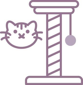Cat Toy Vivid Frame Object vector