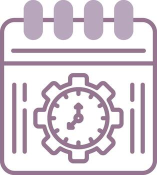 Schedule Digital Sketch Unit vector