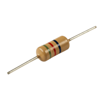 assiale foro passante resistore elettronico componente con colore codice bande per un' circuito tavola png