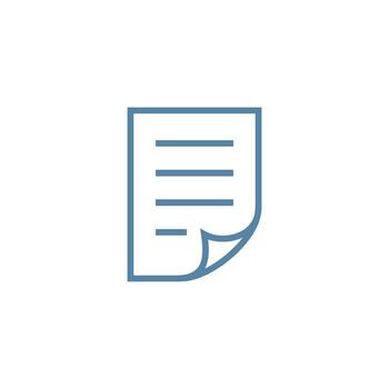 soltero papel sábana documento icono modelo vector