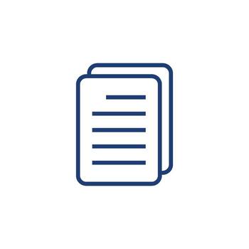 mínimo papel sábana documento icono modelo vector