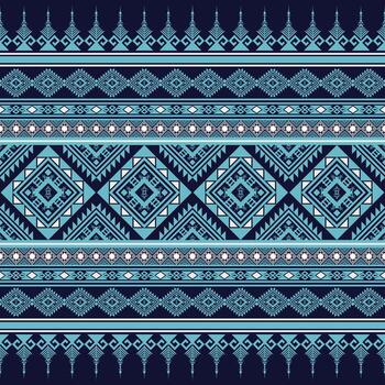 nativo resumen geométrico étnico modelo para paño, tela y textil vector