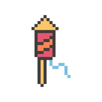 firework simple pixel vector