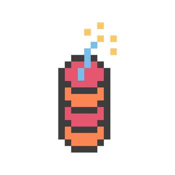 petardo píxel Arte vector