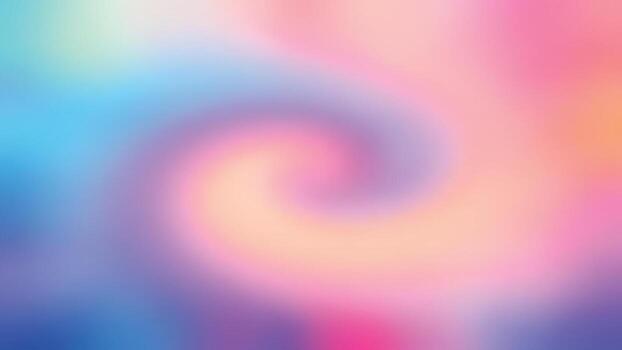 A Sprial vibrant, abstract gradient featuring shades of blue, purple, and pink, creating a soft, blended background. vector