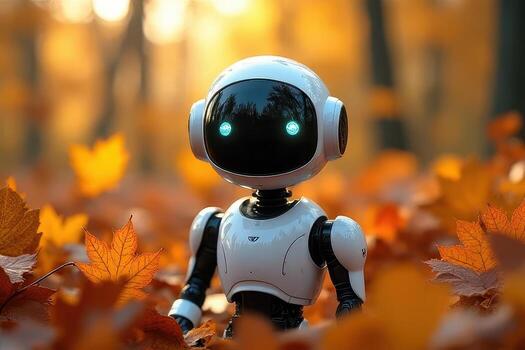 Gentle Android in Autumn photo
