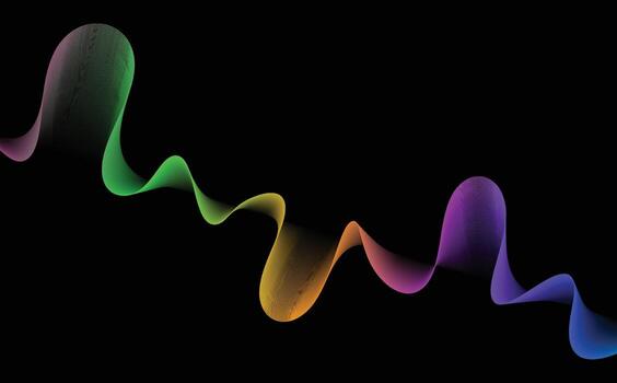 Vibrant fluid line texture background, adding movement and elegance to any visual design. vector