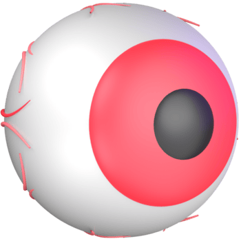 Eyeball 3D Illustration png