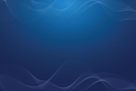 resumen digital antecedentes con fluido azul ola líneas en un oscuro degradado. bokeh moderno tecnología, datos transferir, o futurista comunicación concepto. ideal para presentaciones, tecnología, innovación vector