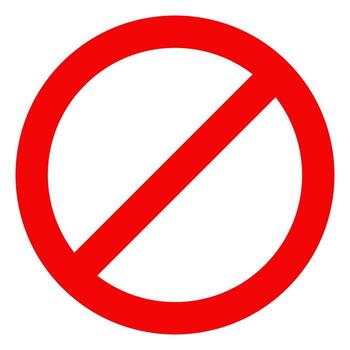 A stop mark icon with a transparent background. . vector