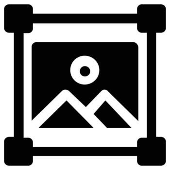 Image Editing Software Enhances Photo with Crop Tool Precisely and Quickly vector