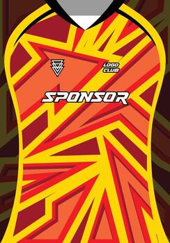 Sport Jersey Sublimation Background with abstract geometric pattern vector