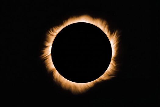 Solar eclipse the sun rays background photo
