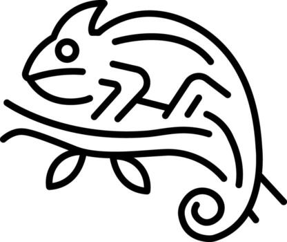 A linear icon representing a navigational compass vector