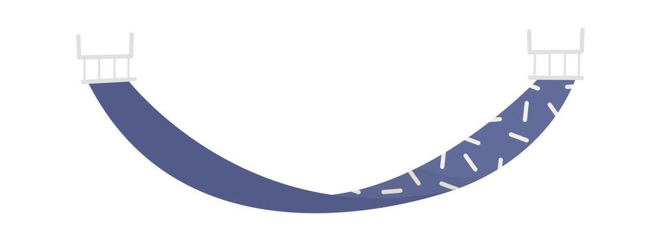 Hammock with Geometric Pattern vector