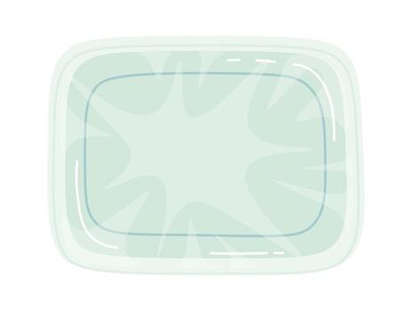 Abstract Glassy Rectangle Frame vector